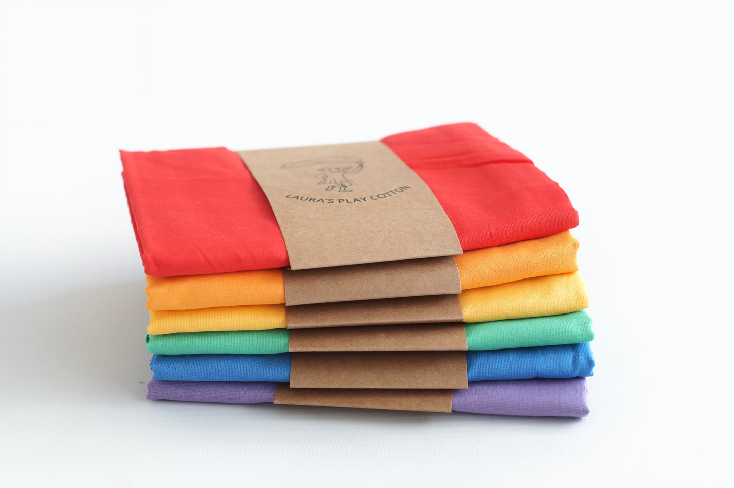 Play Cloth Sets - Rainbow (Set of 6)