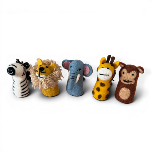 Finger Puppets - Safari Friends (Set of 5)