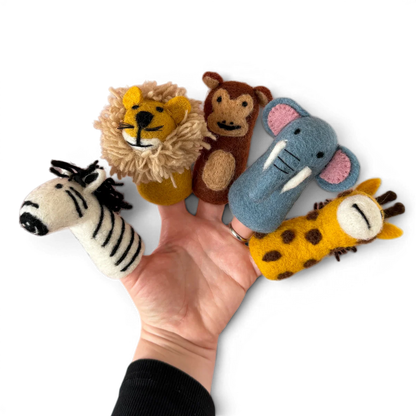 Finger Puppets - Safari Friends (Set of 5)