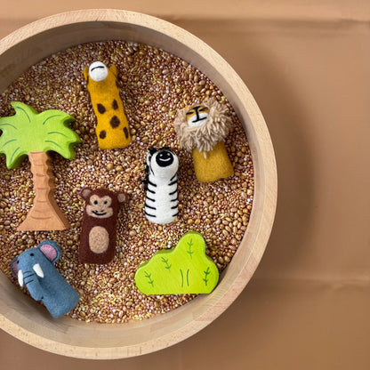 Finger Puppets - Safari Friends (Set of 5)