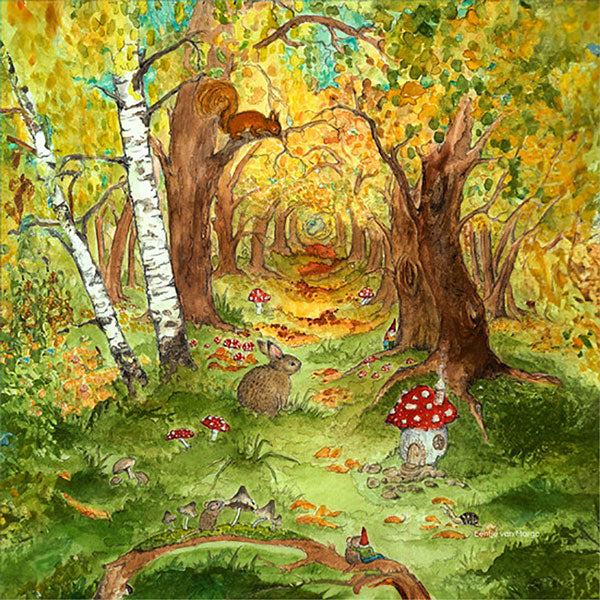 Autumn Forest by Eentje van Margo