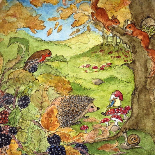 Autumn Gnome by Eentje Van Margo