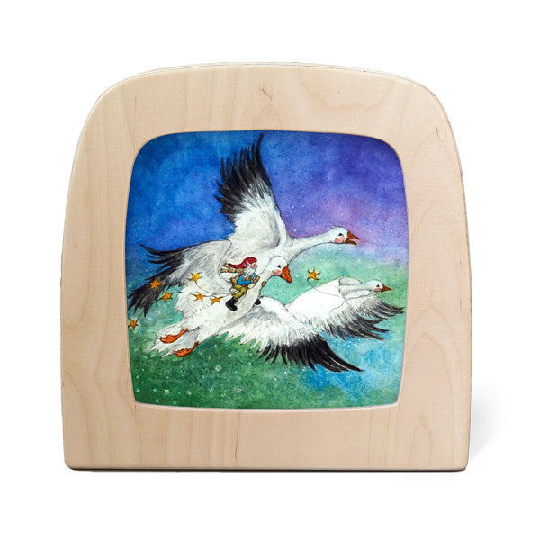 "George And The Snow Geese" by Eentje Van Margo