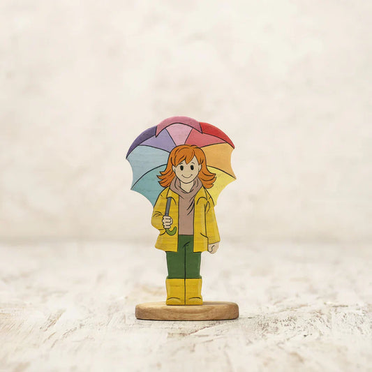 A girl with umbrella