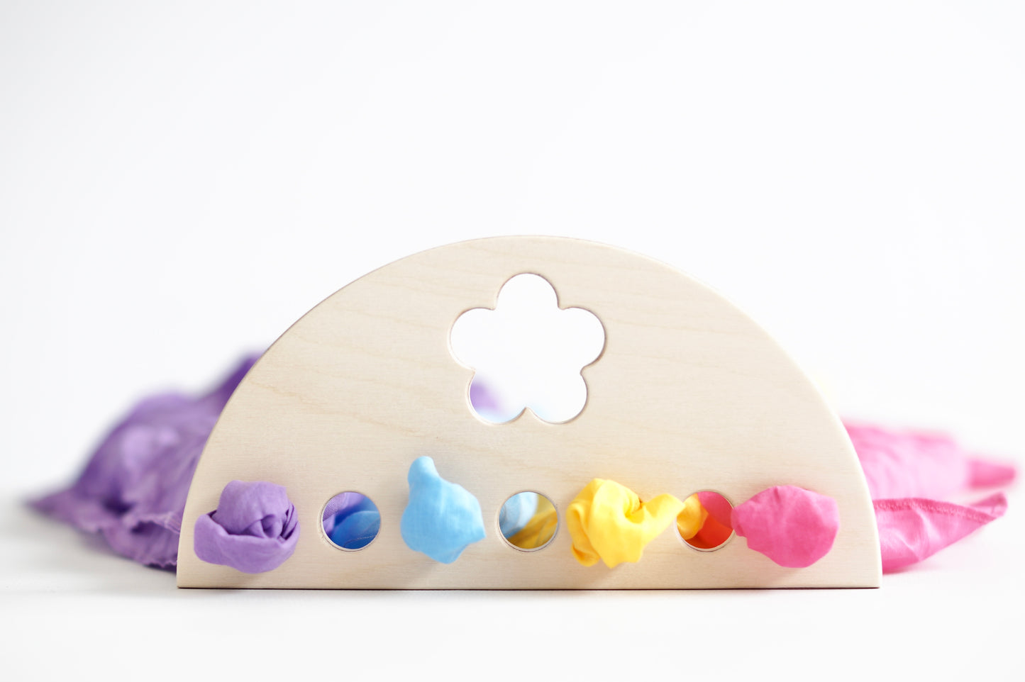 Play Cloth Wooden Display - Flower