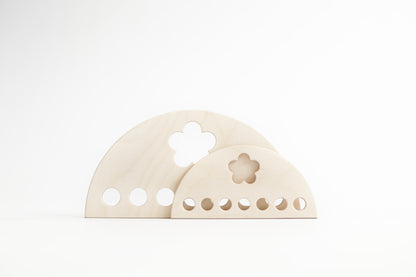 Play Cloth Wooden Display - Flower