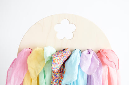 Play Cloth Wooden Display - Flower